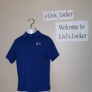 Under Armour Blue/Grey Polo Tee